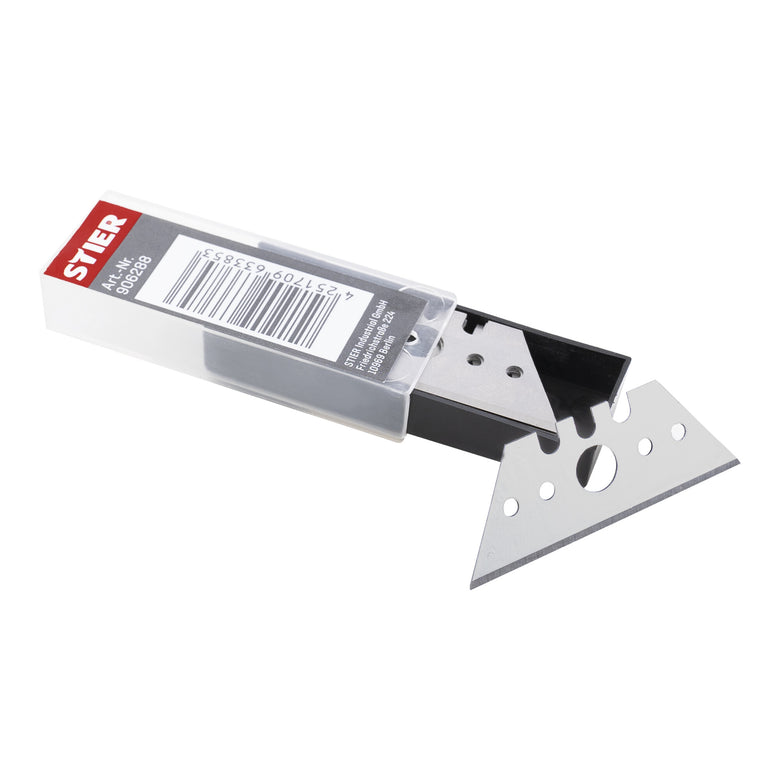 STIER trapezoidal blade for safety cutter knives Basic 10 pcs
