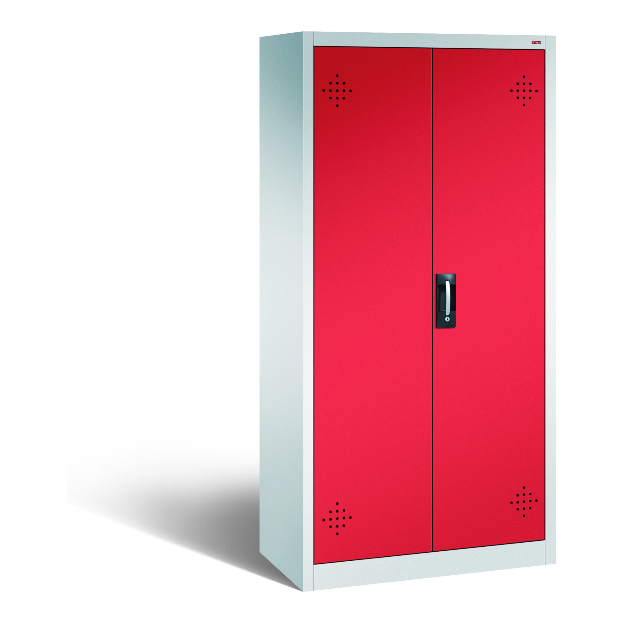 STIER Umweltschrank mit 4 verzinkten Wannenböden und Ergo-Lock 1950x930x500mm