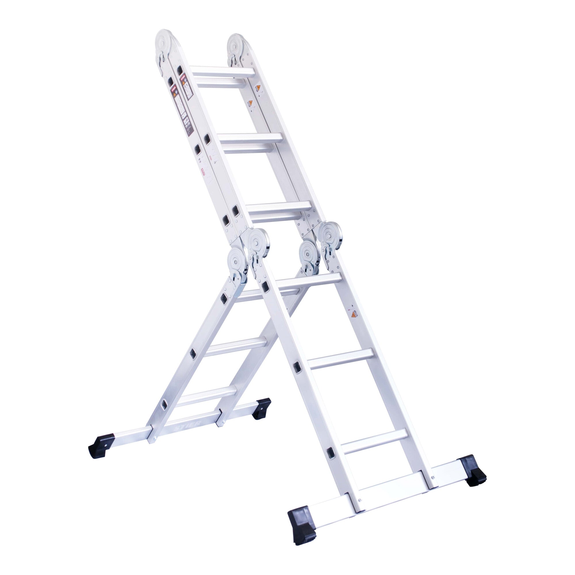 STIER multi-purpose ladder made of aluminum max. 3.37 m multi-purpose ladder universal ladder