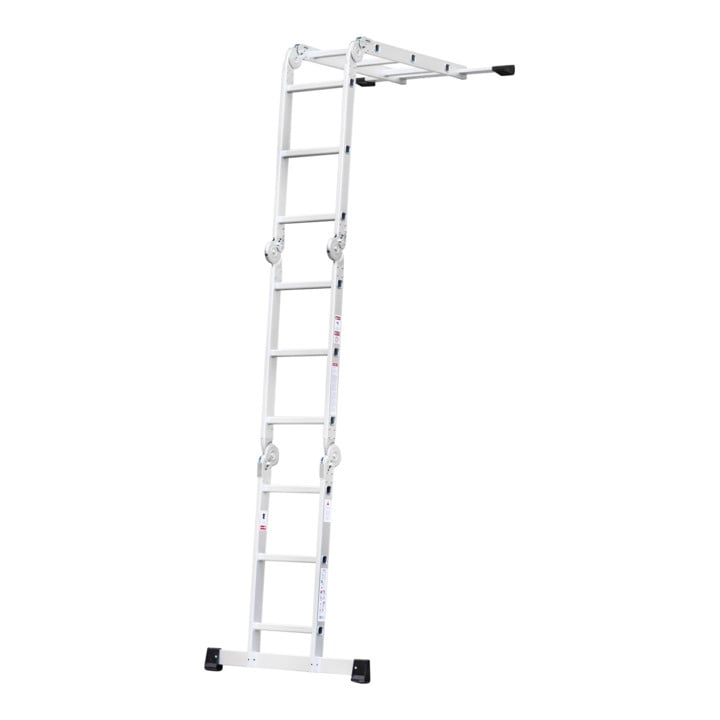 STIER multi-purpose ladder made of aluminum max. 3.37 m multi-purpose ladder universal ladder