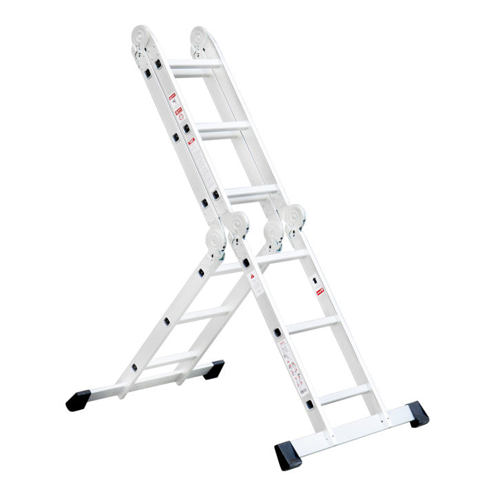 STIER multi-purpose ladder made of aluminum max. 3.37 m multi-purpose ladder universal ladder