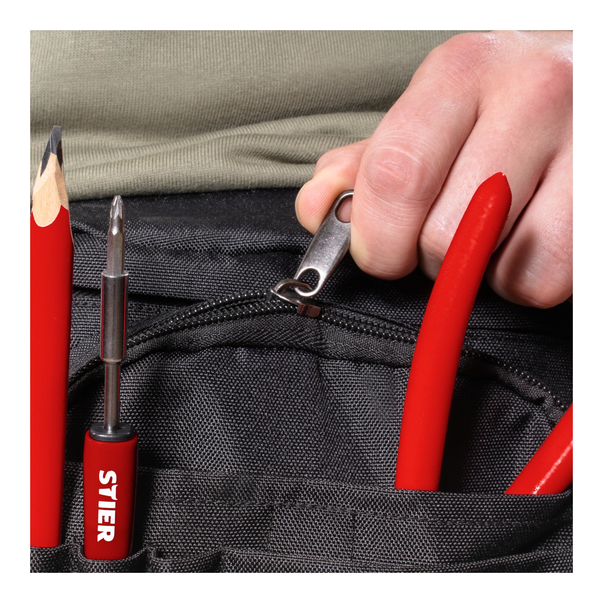 STIER Waist Bag one size black
