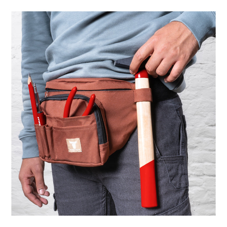 STIER Waist Bag one size signature brown