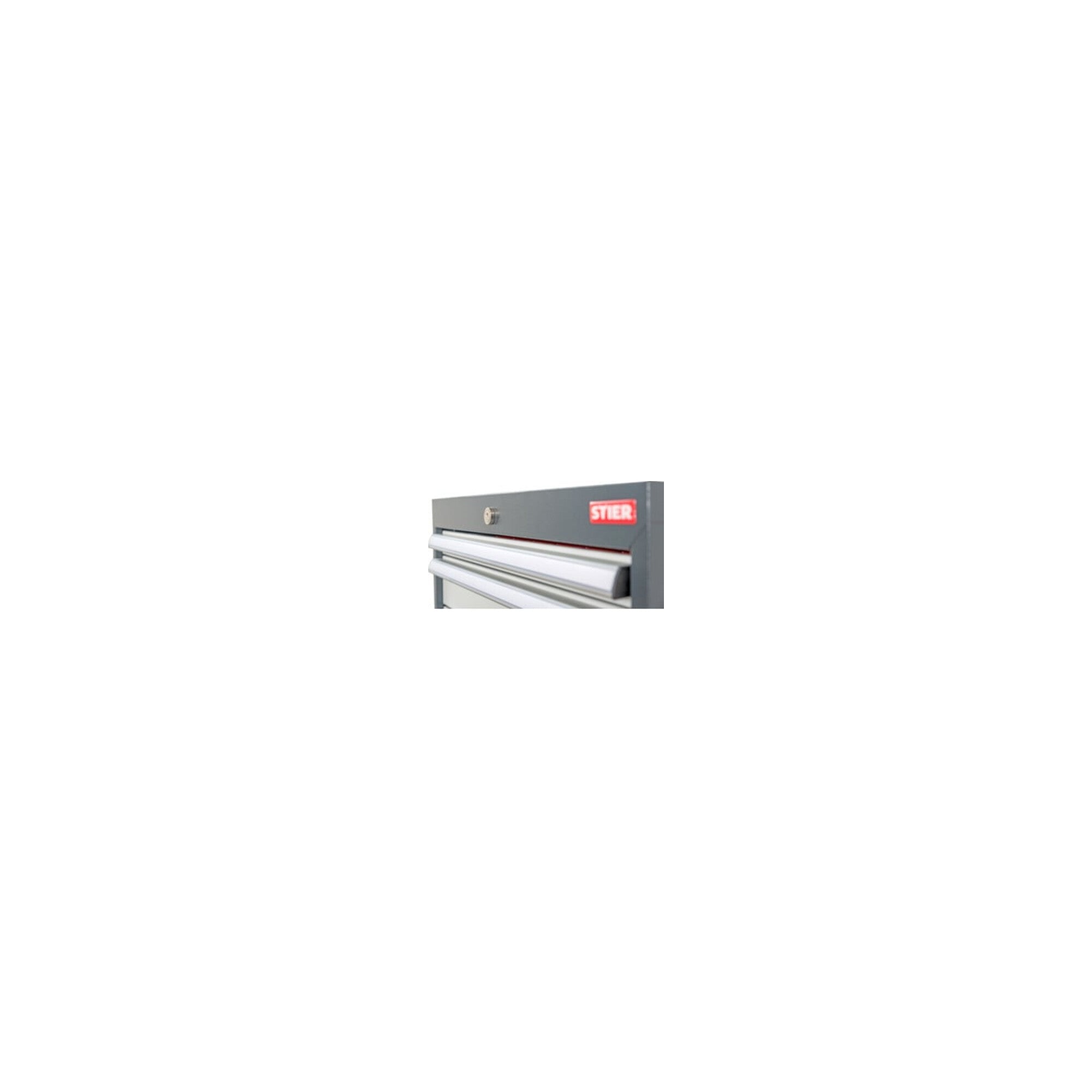 STIER Werkbank BxTxH 2000x600x1060 mm mit 1 Schrankgehäuse der Breite 700 mm RAL