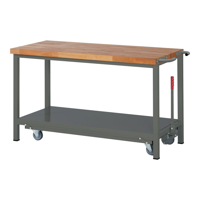 STIER Premium workbench with abs. chassis WxDxH 1500x700x880 mm