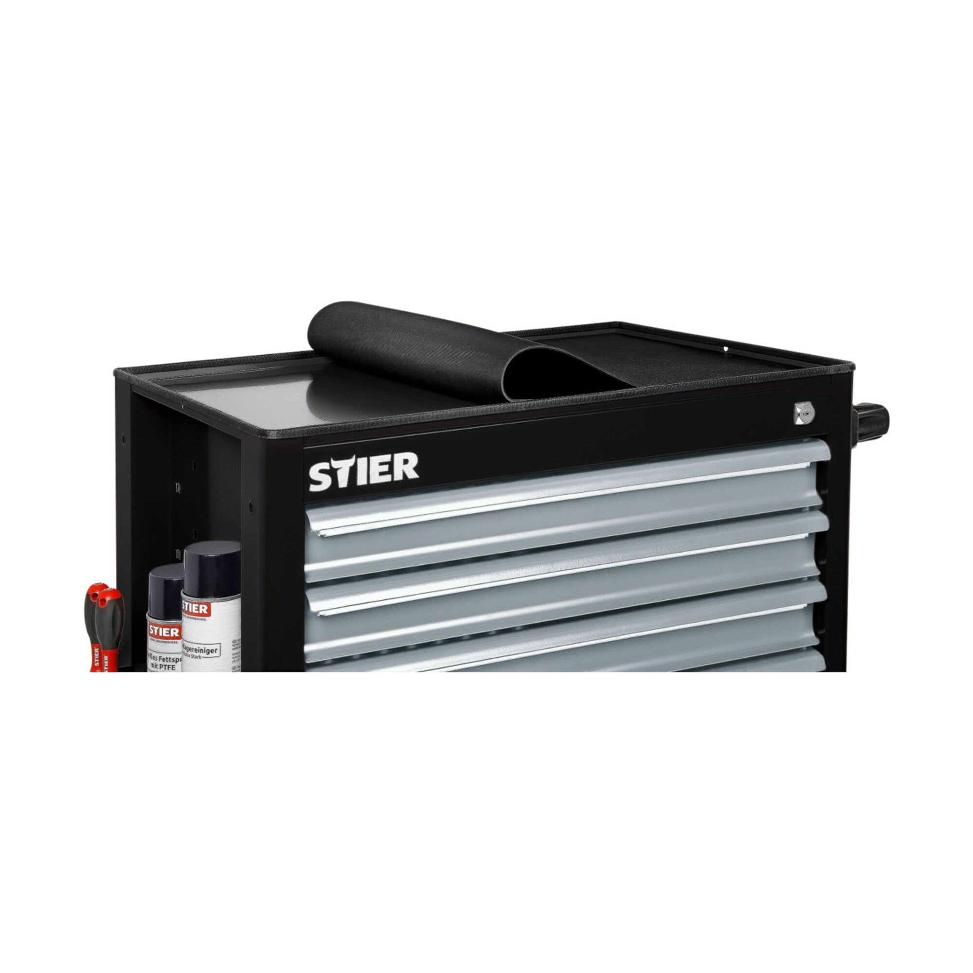 STIER workshop trolley BLACK