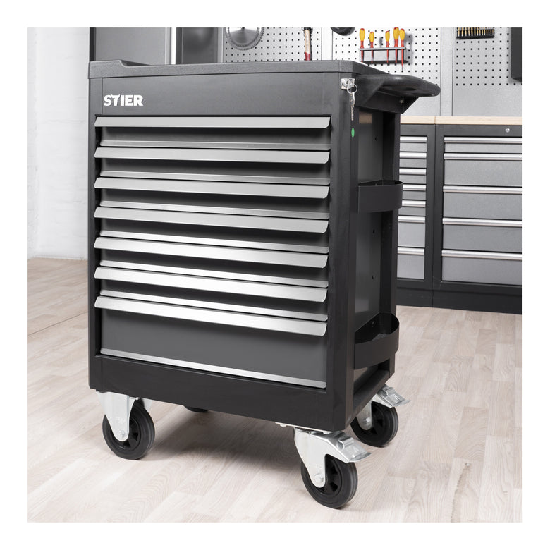 STIER workshop trolley BLACK