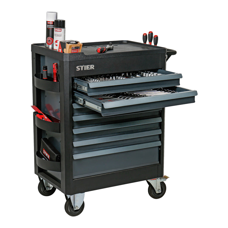 STIER workshop trolley BLACK