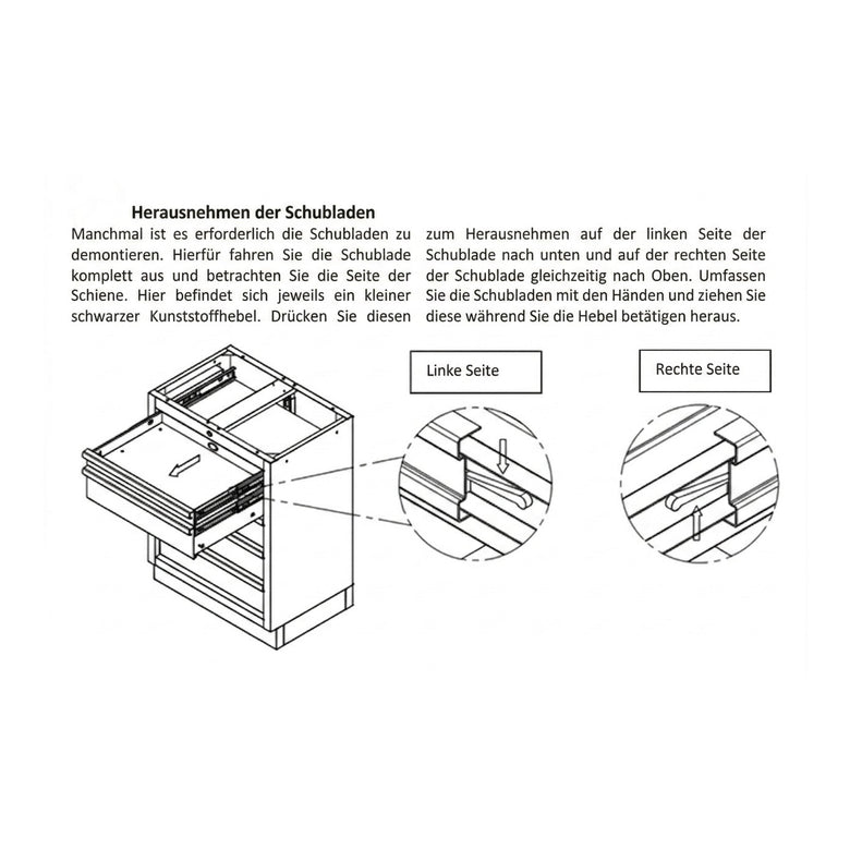 STIER Premium workshop trolley with stainless steel work surface fully equipped