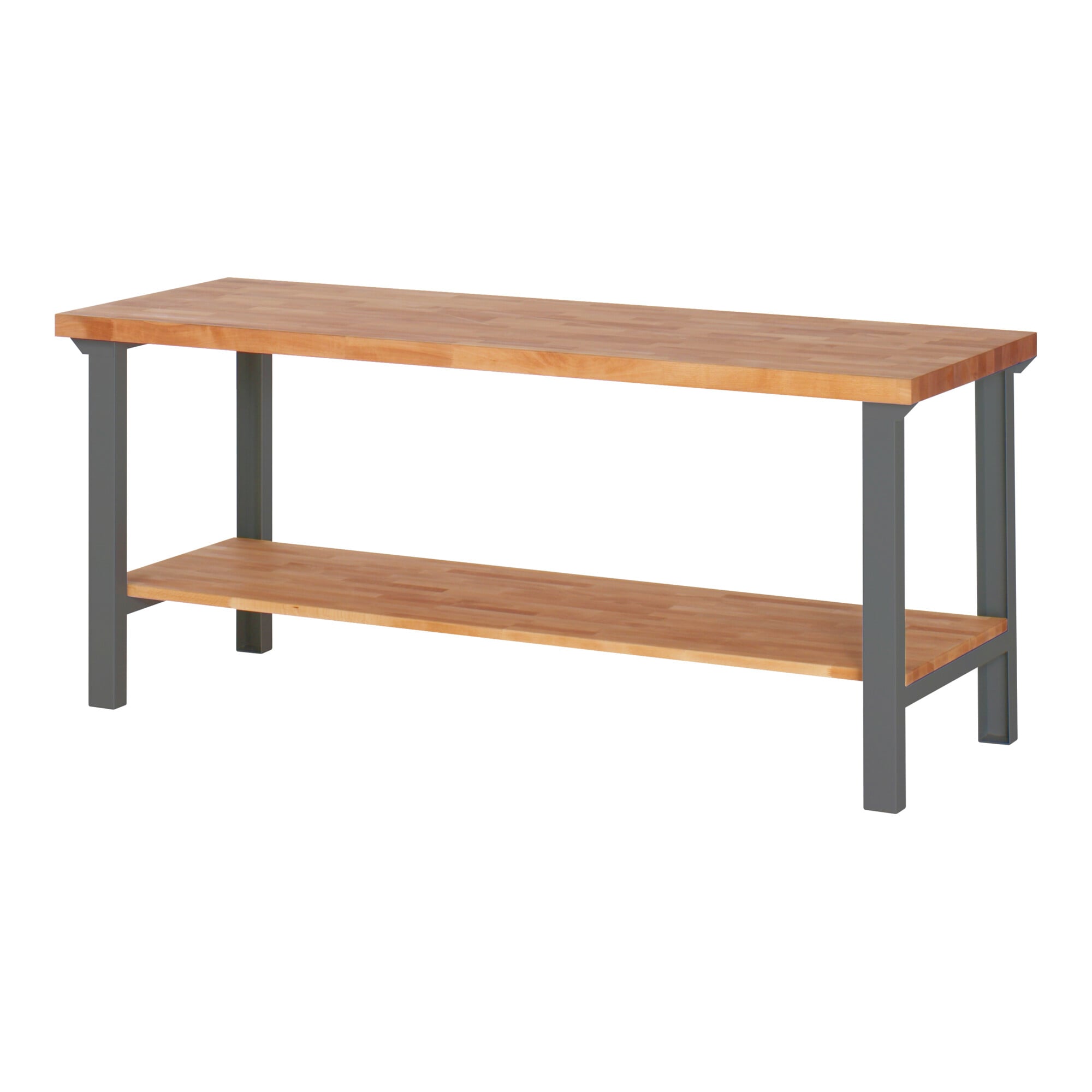 STIER Werktisch Premium mit Ablageboden BxTxH 2000x700x840 mm