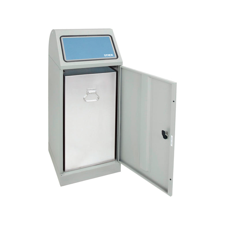 STIER Premium 70l recycling bin with galvanized inner container