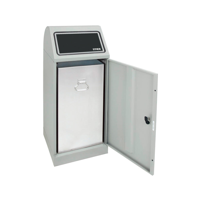 STIER Premium 70l recycling bin with galvanized inner container