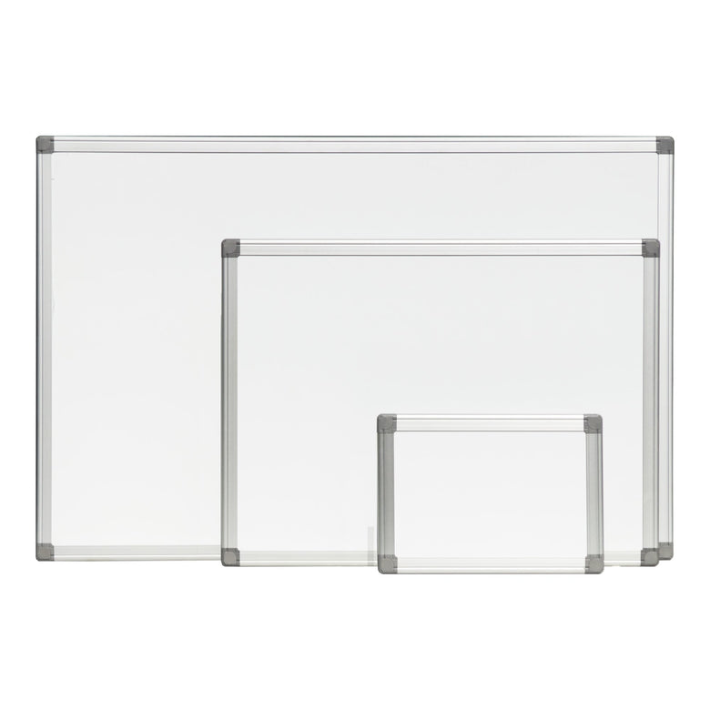STIER Whiteboard magnetisch mit Alu-Rahmen