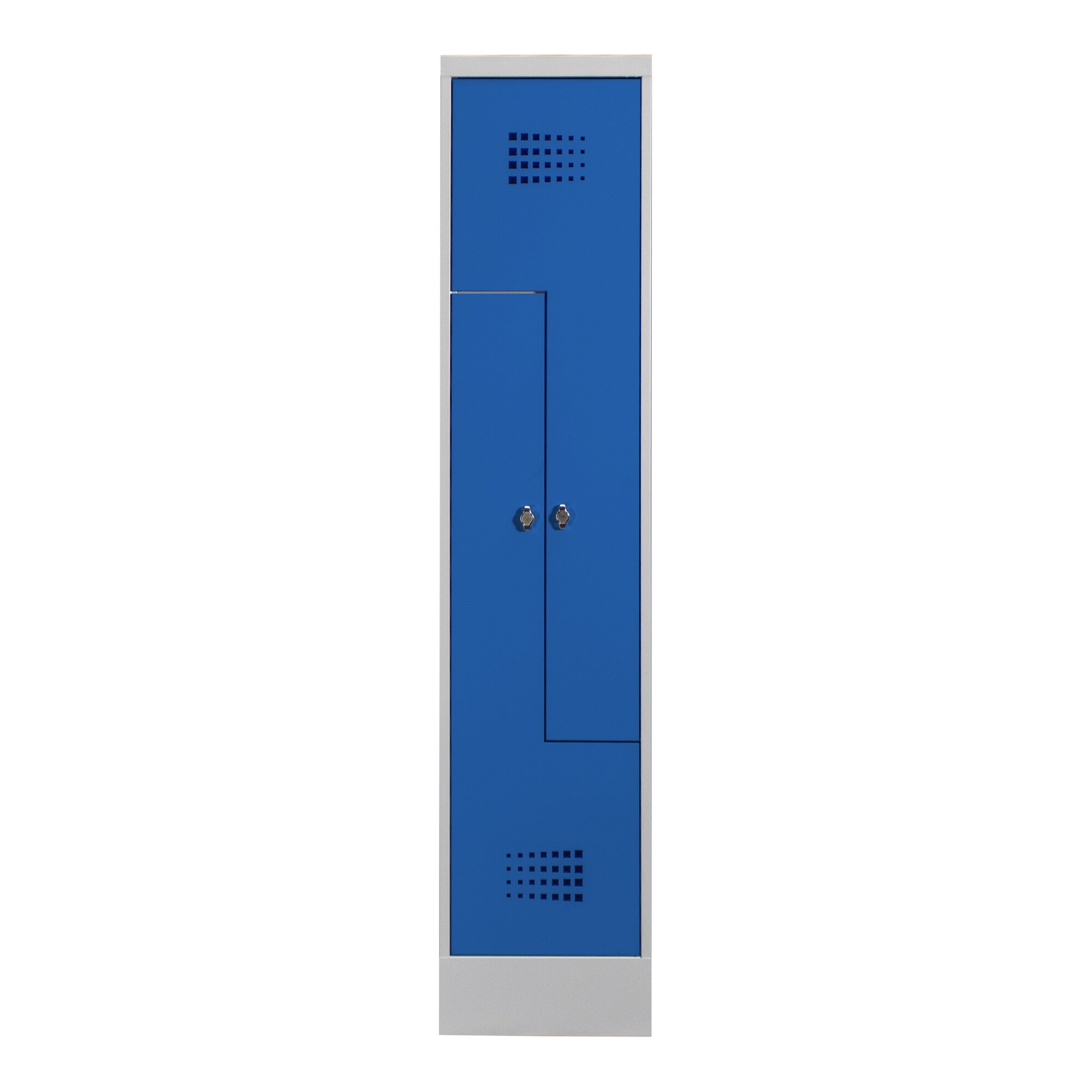 STIER Z-locker Premium with base 2 compartments turn lock