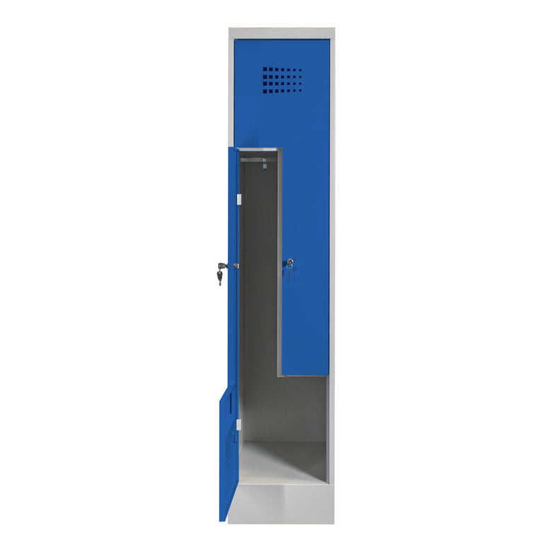 STIER Z-locker Premium with base 2 compartments cylinder lock