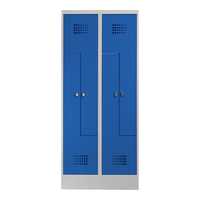 STIER Z-locker Premium with base 4 compartments turn lock