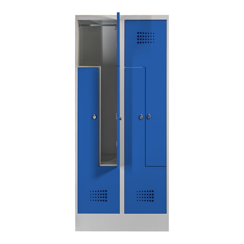 STIER Z-locker Premium with base 4 compartments turn lock