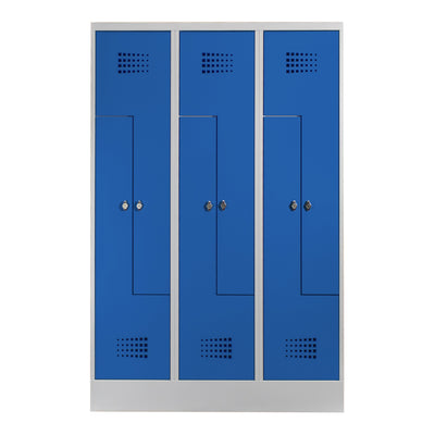 STIER Z-locker Premium with base 6 compartments turn lock