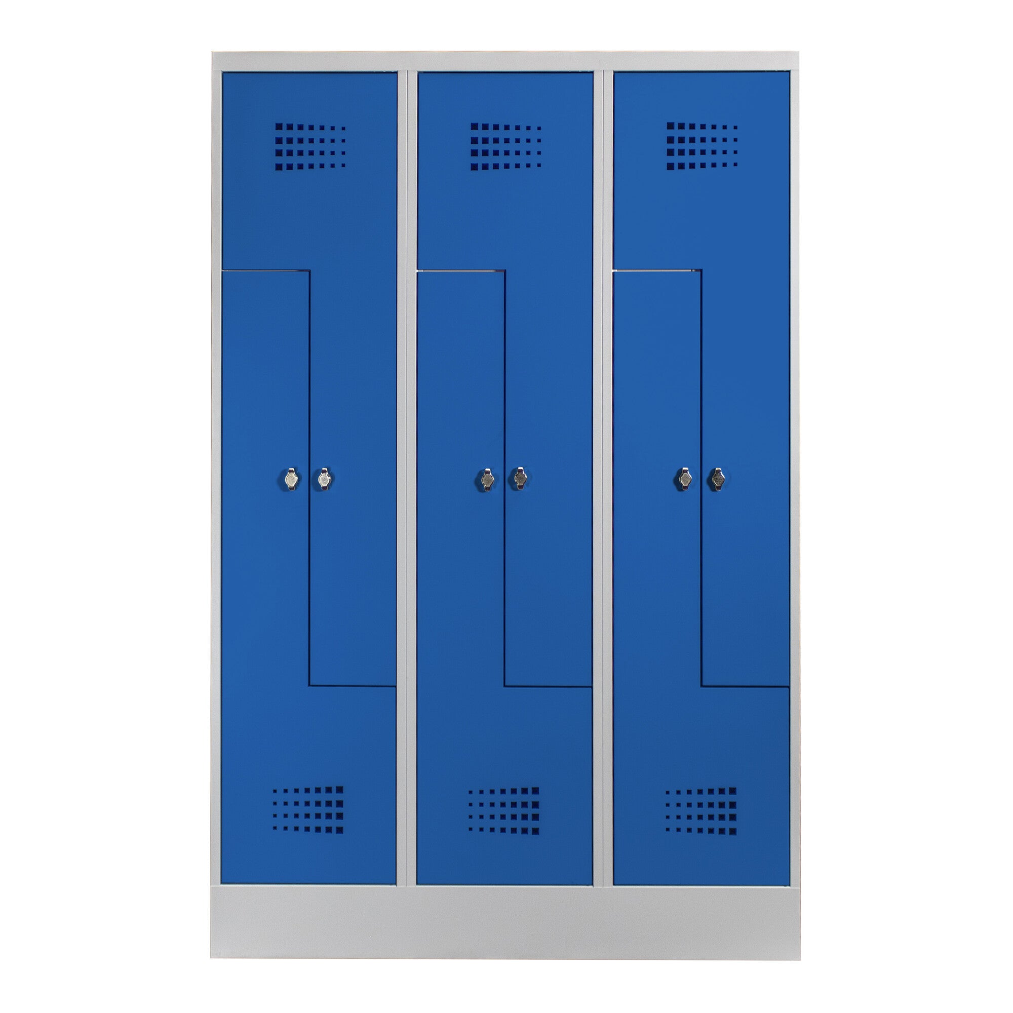 STIER Z-locker Premium with base 6 compartments turn lock