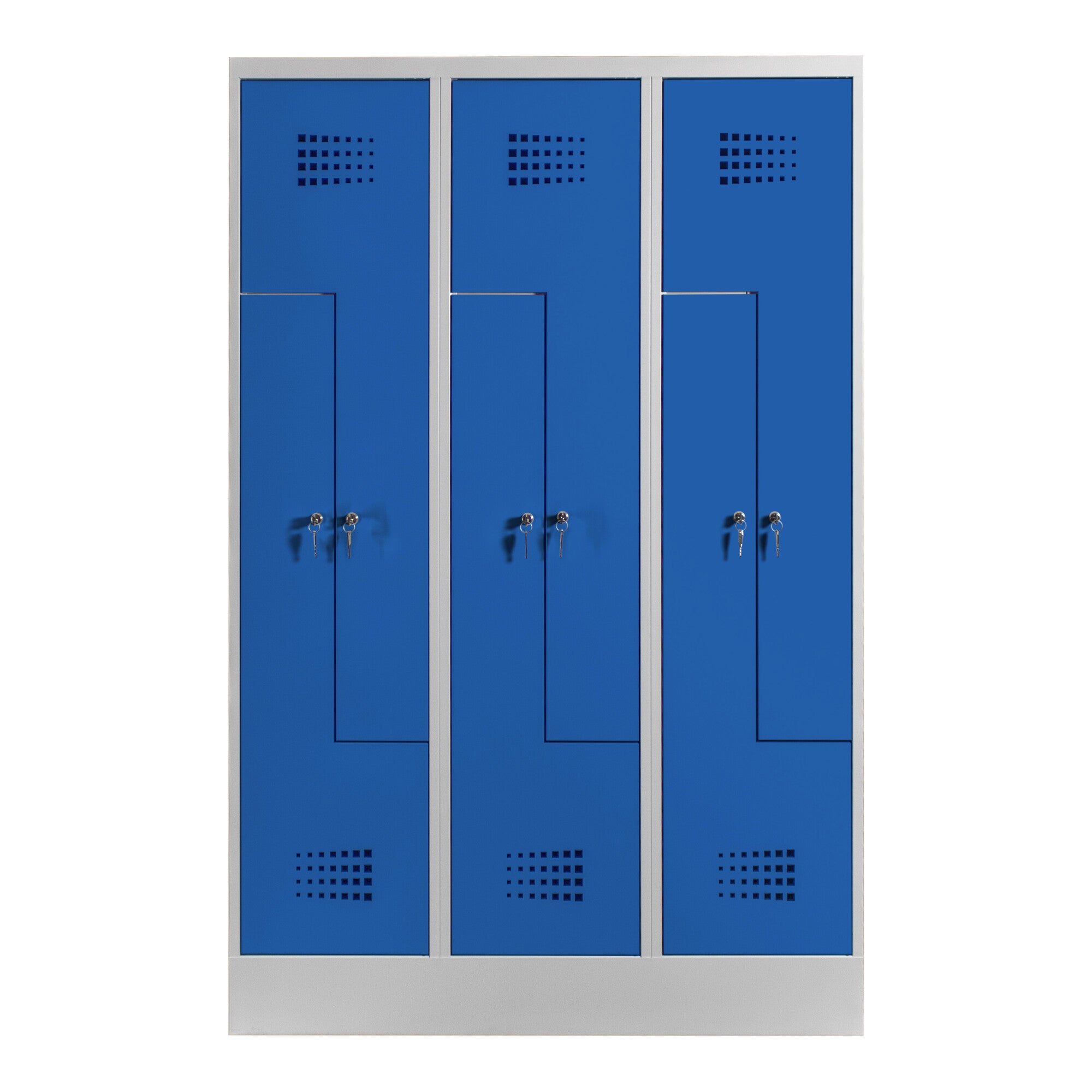 STIER Z-locker Premium with base 6 compartments cylinder lock