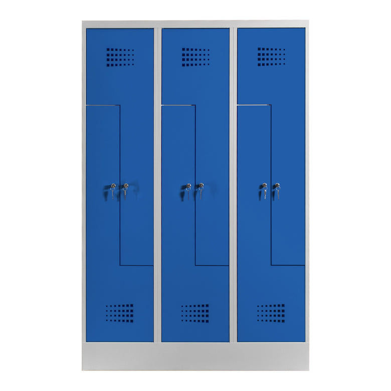 STIER Z-locker Premium with base 6 compartments cylinder lock