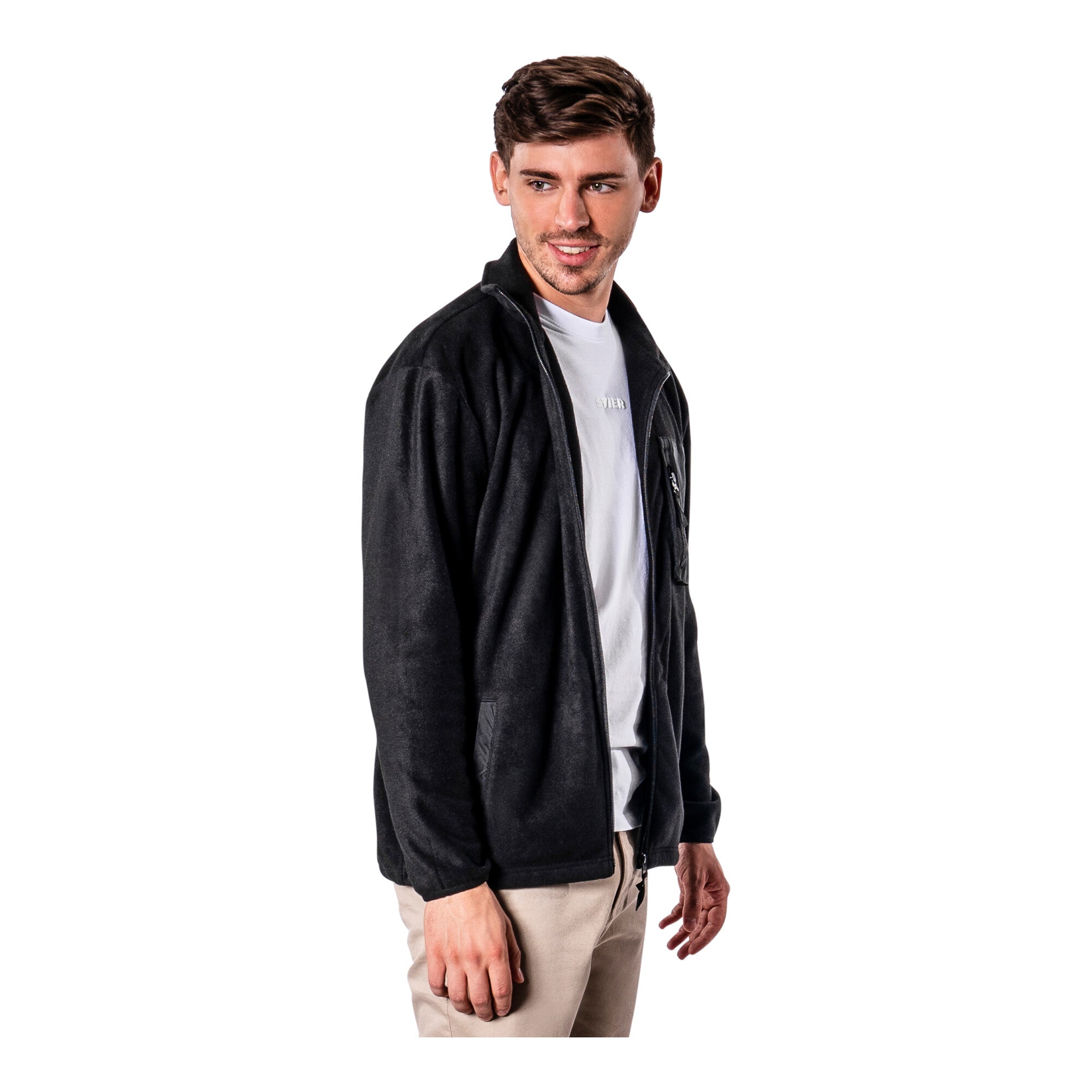 STIER Zip Fleece L Black
