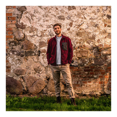 STIER Zip Fleece S Deep Red