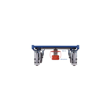 VARIOfit Beistellwagen mit 3 Holzböden
