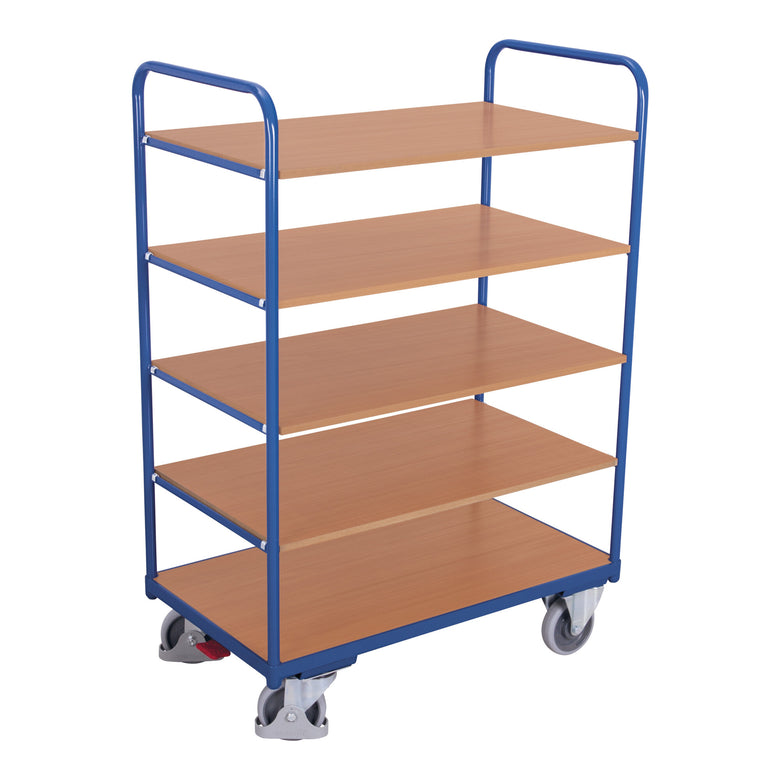 VARIOfit Etagenwagen hoch 1.000 x 600 mm 5 Böden