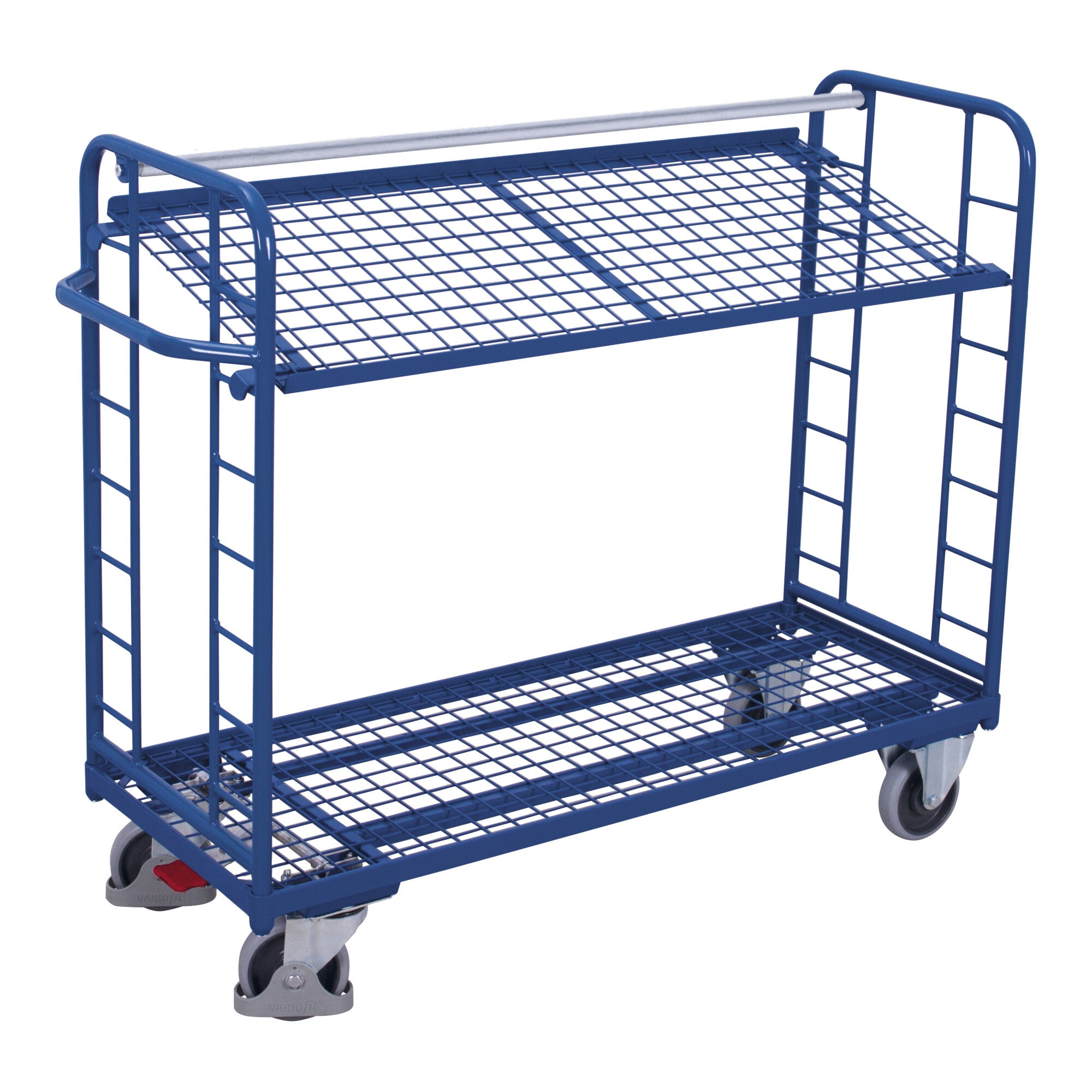 VARIOfit Etagenwagen mit 2 Drahtgitterböden 1.650 x 650 mm