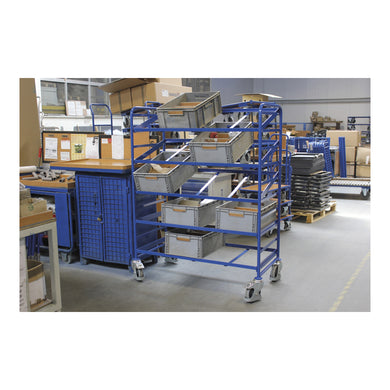 VARIOfit Eurokastenwagen mit 15 Kunststoffkästen