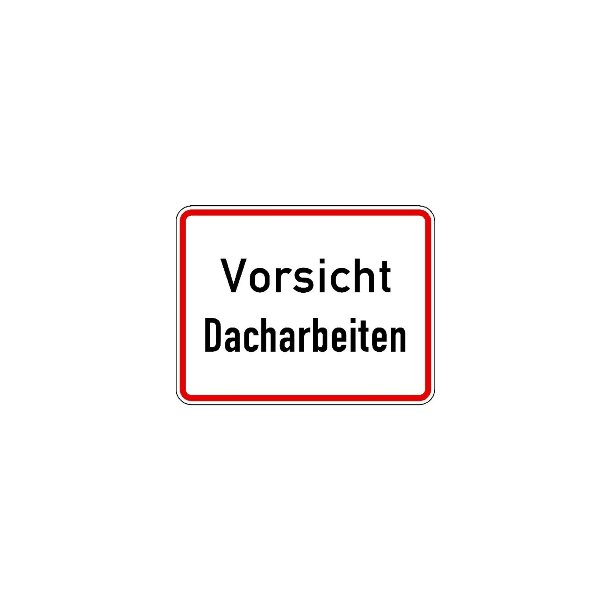 Zusatzschild blanko, 231x420mm Grund weiß - Rand schwarz RAL-Gütezeichen Folie