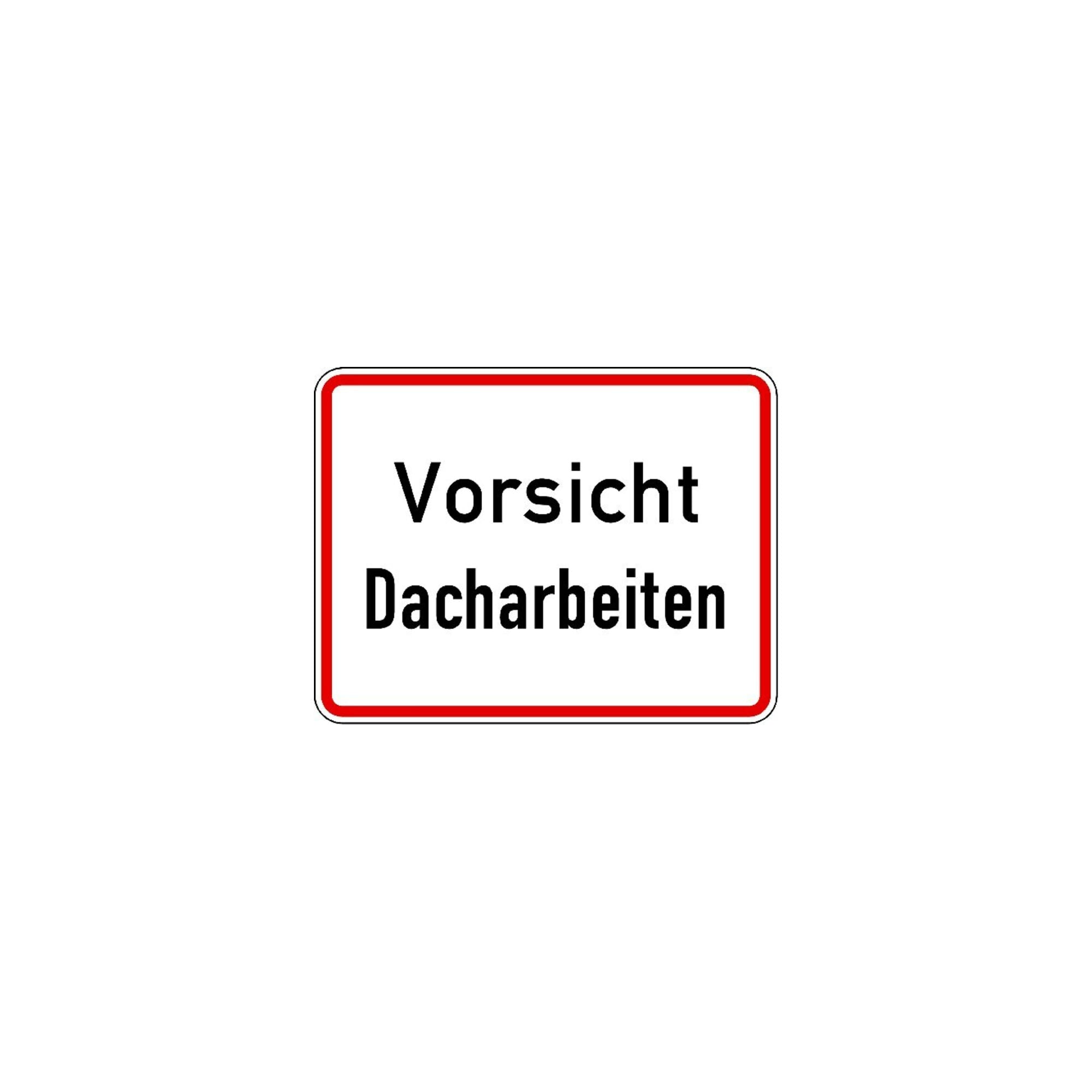 Zusatzschild blanko, 231x420mm Grund weiß - Rand schwarz RAL-Gütezeichen Folie