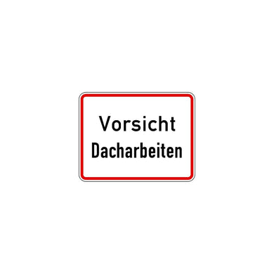 Zusatzschild blanko, 231x420mm Grund weiß - Rand schwarz RAL-Gütezeichen Folie
